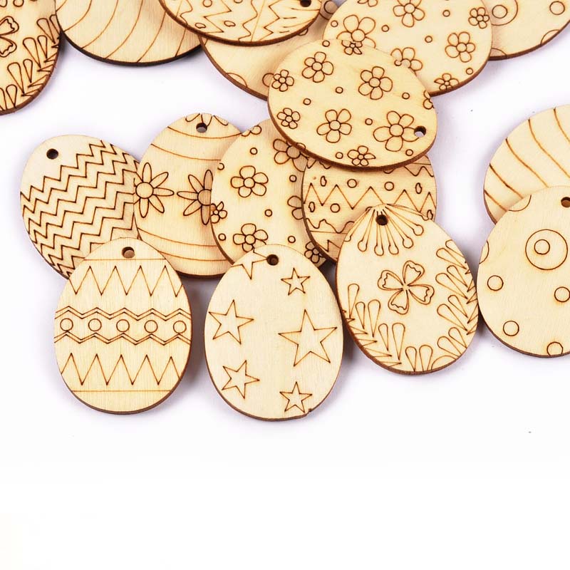 25 шт., деревянные подвески в  – обзор и цена Embellishments For Scrapbooking