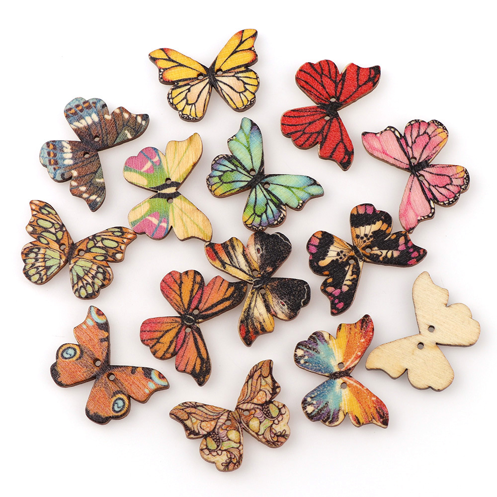 50 шт. деревянных пуговиц в фо – обзор и цена Embellishments For Scrapbooking