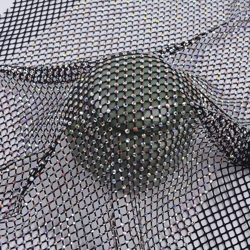 50x120 см сетчатая лента со ст – обзор и цена Crystal Mesh Fabric