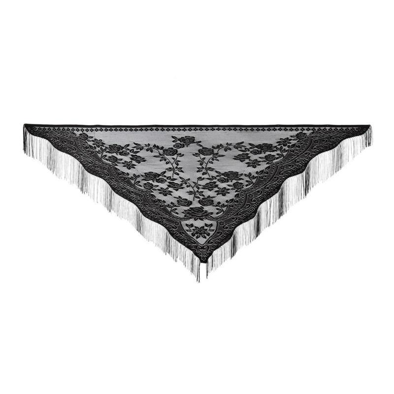 652F Стильный кружевной шарф с – обзор и цена Tassel Fringe Trim