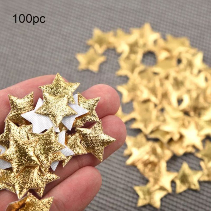 100 шт. золотые/серебряные зве – обзор и цена Embellishments For Scrapbooking